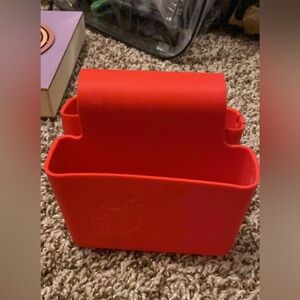 Red Silicone Sink Caddy